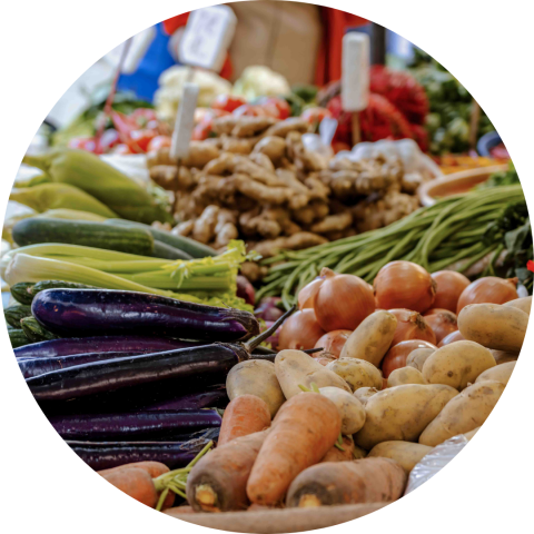 full fruit and vegetables